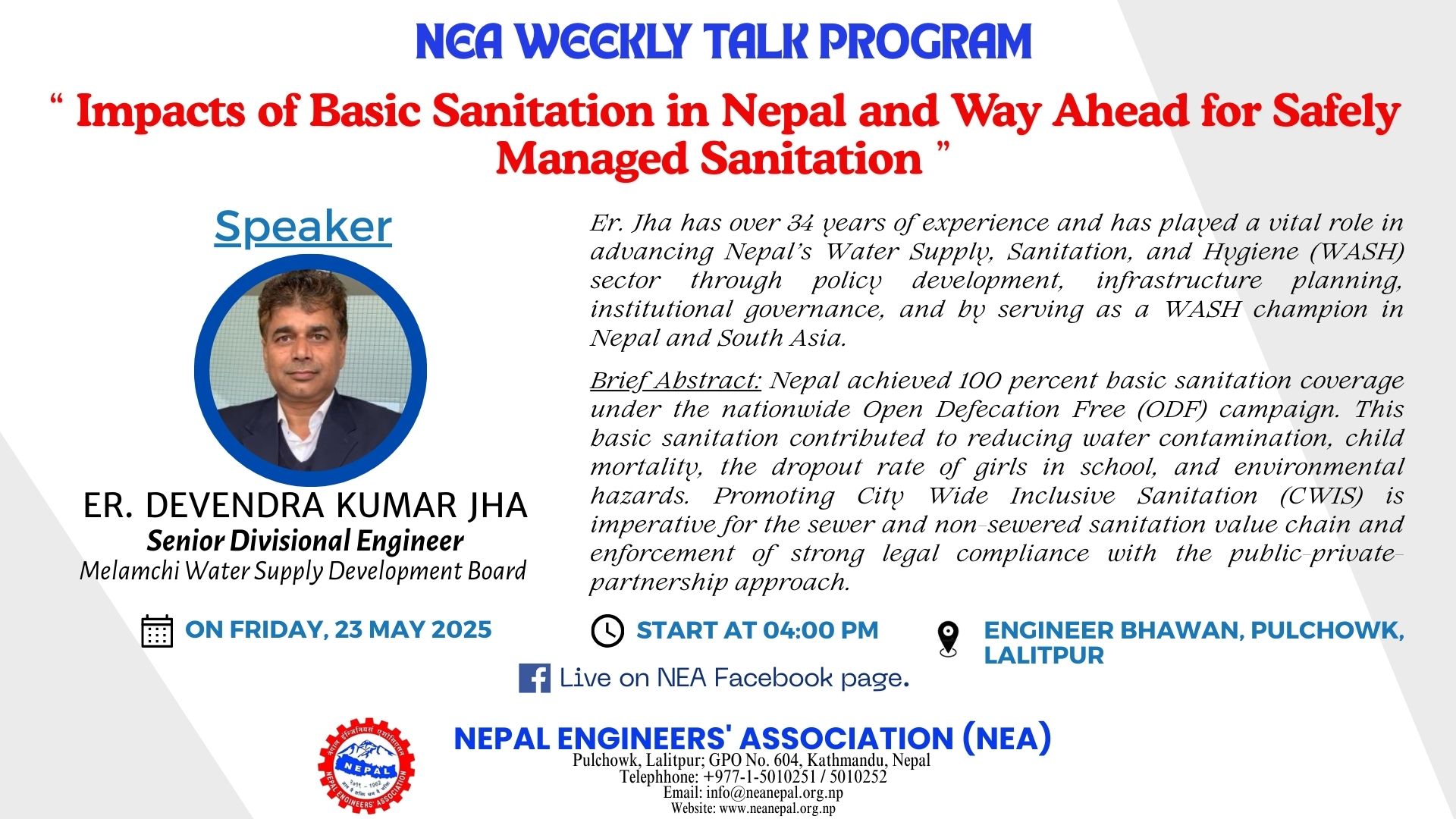 Impacts of Basic Sanitation in Nepal and Way Ahead for Safely Managed Sanitation