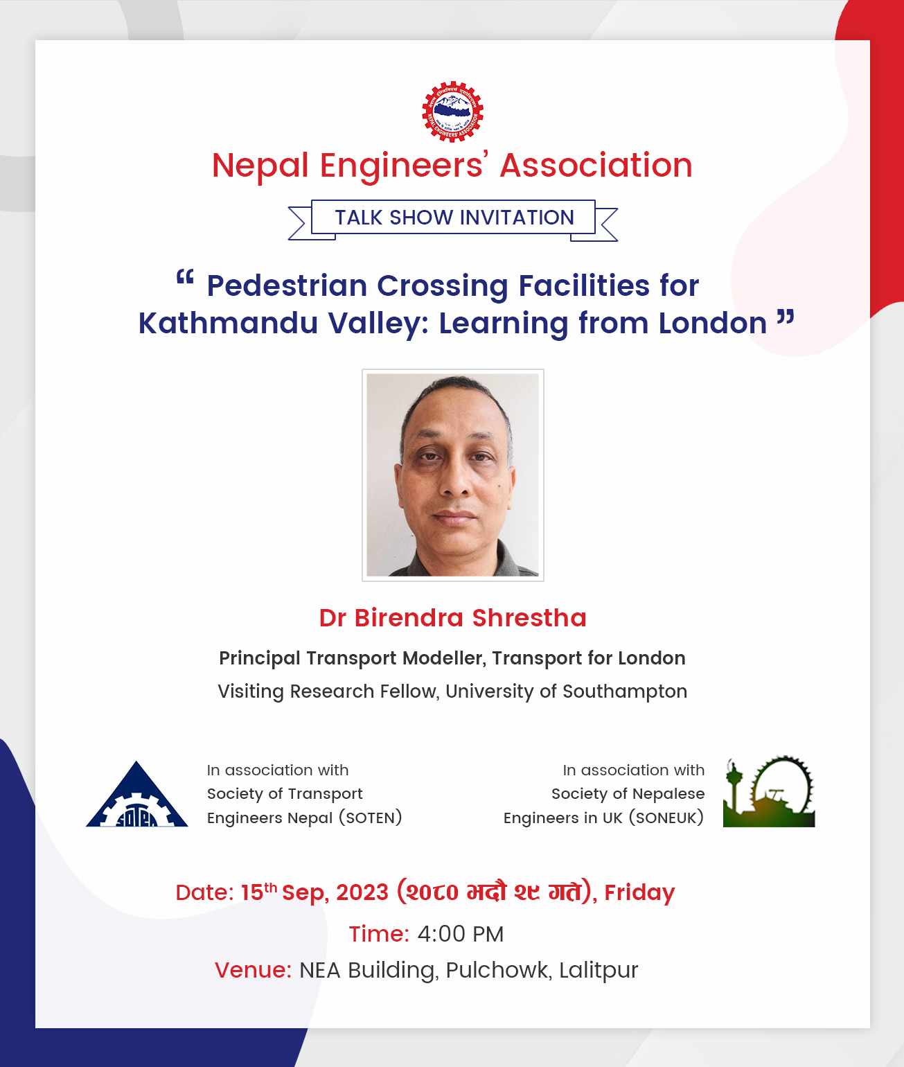 Pedestrian Crossing Facilities for Kathmandu Valley: Learning from London