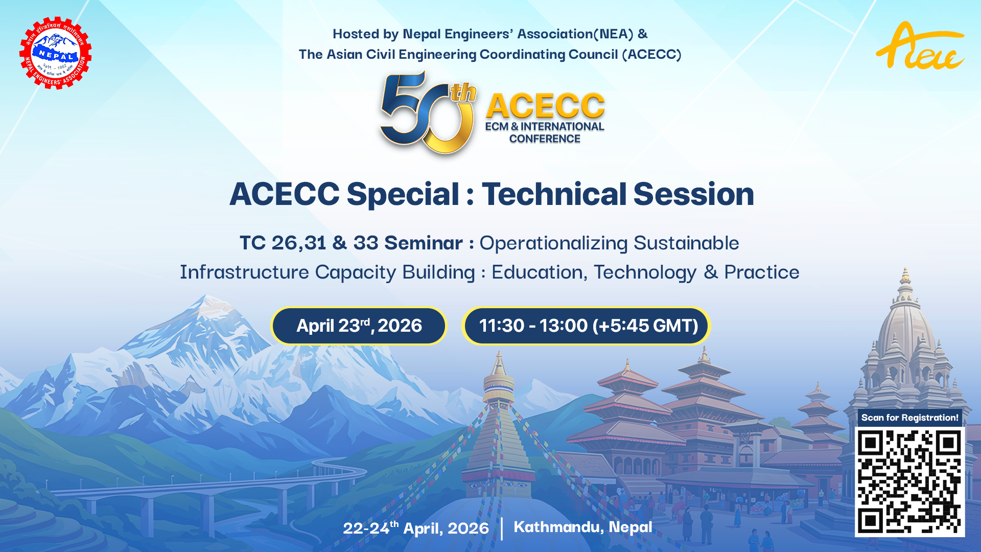 Engineering Gathering Program ACECC ECM & International Conference | Nepal Engineers' Association